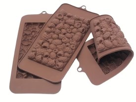 Molde silicona tableta frambuesa